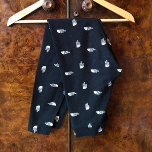 the north face all over print leggings